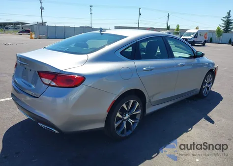 2015 Chrysler 200 C from USA, damaged, VIN 1C3CCCCG4FN565141